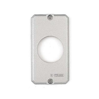 Imagem de Tampa para Condulete Tampa Redonda Alumínio 3-4'' Linha Condulete para Acabamento de Instalações Elétricas Prata