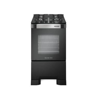 Imagem de Fogão de Piso Mueller 4 Bocas Decorato Vetro Preto  Bivolt, Bivolt