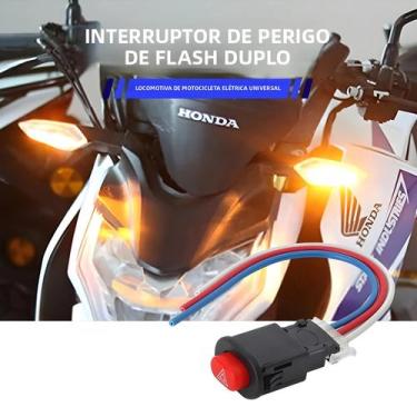 Imagem de Botão De Interruptor De Luz De Emergência Para Motocicleta E Scooter E