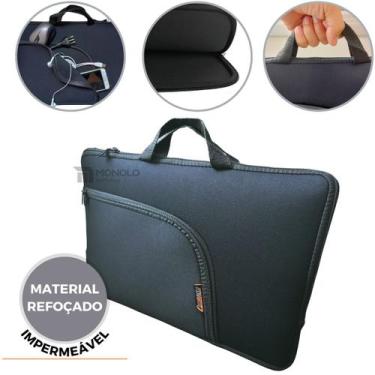 Imagem de Capa Case Pasta Notebook 15,6 14 e 17 Maleta com Alça Compatível todas