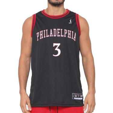 Imagem de Regata Basquete M10 Classic Philadelphia 3 Aero-Dry Preto-Masculino