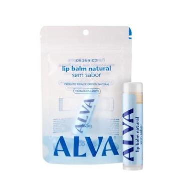 Imagem de Lip Balm Hidratante Labial Natural Sem Sabor 4,25g Alva