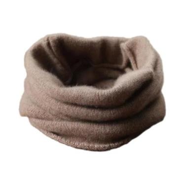 Imagem de Cachecol Feminino De Tricô Macio E Quente, Gola Falsa Elegante, Faixa 
