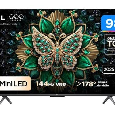 Imagem de Smart TV 98" TCL UHD 4K MINILED 98C6K 120Hz Google TV AiPQ Pro Google Assistente 4 HDMI 2 USB