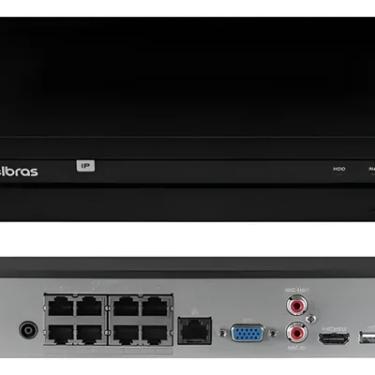 Imagem de Nvr Intelbras 8 Portas Poe Gravador Vídeo Ip Nvd 1408 P