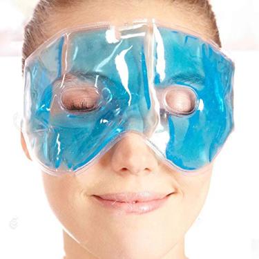Imagem de Máscara de Gel para os Olhos Anti Olheiras, Bolsas e Edemas Relaxante (Azul)