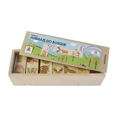 Imagem de Dominó De Madeira - Animais Do Bosque, Da Fábrika Dos Sonhos