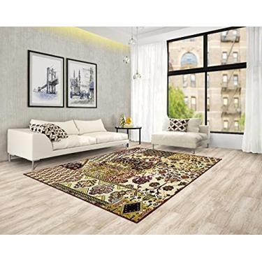 Imagem de Tapete Herat Pinho 2,00X2,50M Patchwork Clássico