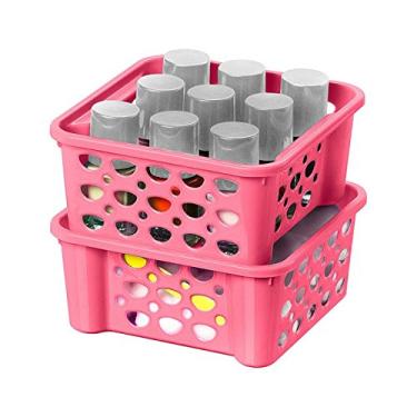 Imagem de Sanremo - Cesto Organizador Plástico Empilhável de 746ml, Linha Moolti