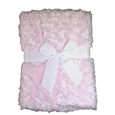 Imagem de Manta Bebe Cobertor Microfibra Dupla Face 1,00 x 0,75cm Rosa