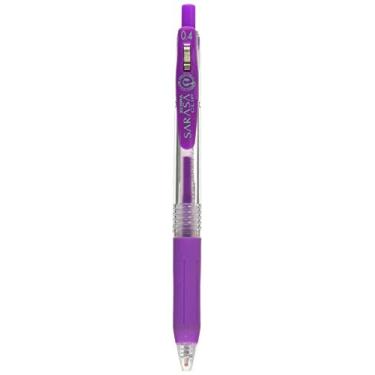 Imagem de ZEBRA Caneta Sarasa Clip 0,4 mm, roxo (JJS15-PU)
