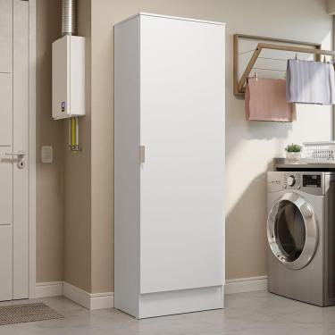 Imagem de Armário Multiuso 60 cm 1 porta Branco Madesa