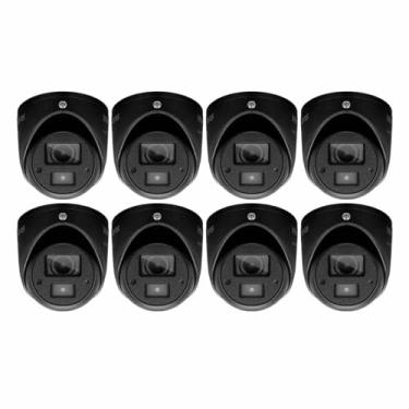 Imagem de Kit 8 Câmeras Dome Intelbras Mini Case Preto Vhd 3220 D 20 Metros Infra Multi Hd 2 Mp Full Hd 1080p
