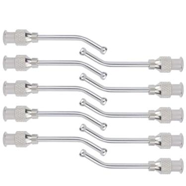 Imagem de Kit 10 Ponteira Aço Inox Cânula Agulha Tratar Filhotes Pássaros Seringa 2.7mm Criador Ring Neck Rosela Cacatua Papagaio Congo Ecletus Calopsita Alimentação Manual Papinha