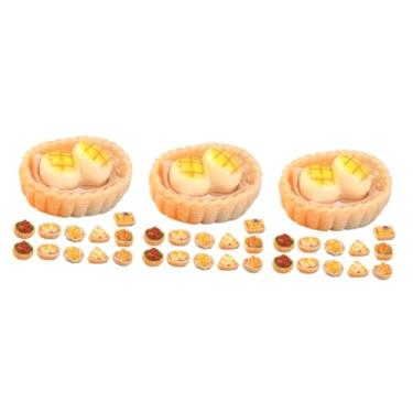 Imagem de Totority 45 Peças De Comida Em Miniatura E Brinquedos De Casinha De Brincar Adereço De Comida Modelo De Comida Falsa Mini Modelo De Comida Bonecas Modelo De Comida Mini Cozinha