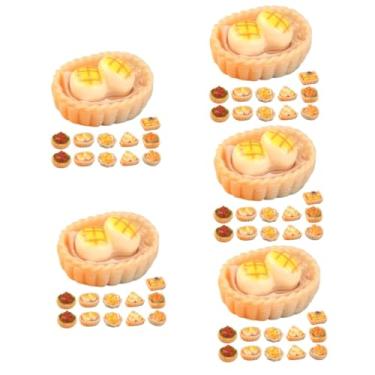 Imagem de BESTonZON 75 Peças Comida e brincadeira em miniatura casa adereço de comida artificial comida de mentira em miniatura jogo de comida decorar conjunto de brinquedos bebê lar