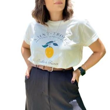 Imagem de Camiseta T-shirt Feminina Off White Saint Tropez-Feminino