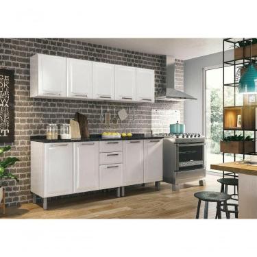 Imagem de Cozinha Itatiaia Tarsila 4 Peças 2 Gavetas Branca