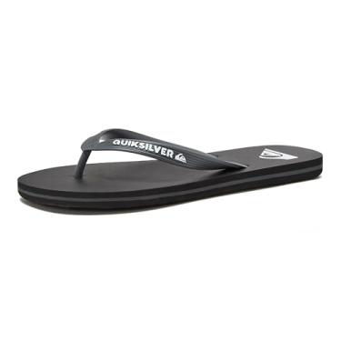 Imagem de Quiksilver Chinelo masculino Molokai de 3 pontos, Preto 1, 7