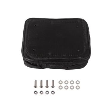 Imagem de Generic Bolsa traseira para motocicleta, mala de bagagem, instalação simples, bolsa para guarda- traseiro, resistente à água para viagens longas