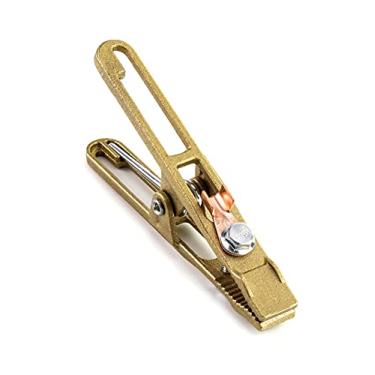 Imagem de QWORK Braçadeira de terra de solda 260/300/500A, cabo de fixação de solda em forma de A de latão cabo de cobre para máquina de solda (260A)