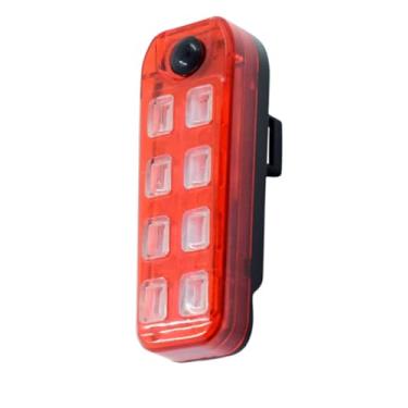 Imagem de Vista light Luz Led Lanterna trazeiro sinalizador Recarregavel USB Pisca Grande Autonomia Bike bicicletas speed mtb resistente (VERMELHO 8 LEDS EC-6199)