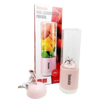 Imagem de Mini Liquidificador Portátil Recarregável 6 Lâminas Shake Sucos Vitami