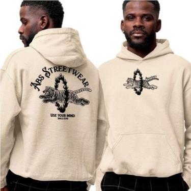 Imagem de Blusa Moletom Com Capuz‎ Tiger Abs Streetwear Since 2019-Unissex