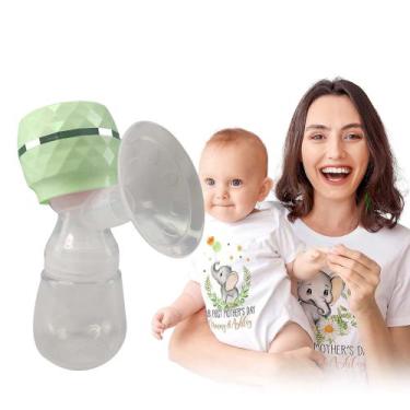 Imagem de Bomba de Tirar Leite Materno Extratora Eletrica Mamadeira Bateria Reca