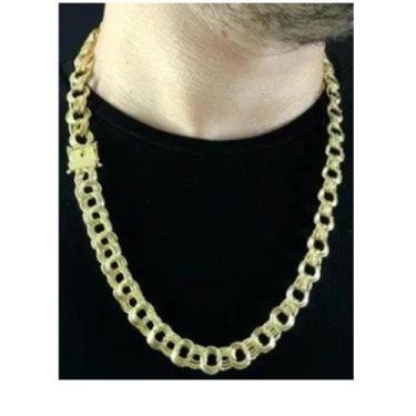 Imagem de Cordão Corrente Madri Tripla 11Mm De Moeda Antiga - A.R Variedades Mt