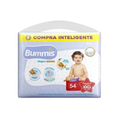 Imagem de Fralda Infantil Capricho Bummis Tubos Mágicos Hiper, XXG C/54