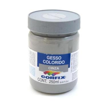 Imagem de Gesso Colorido Cinza 250ml Corfix