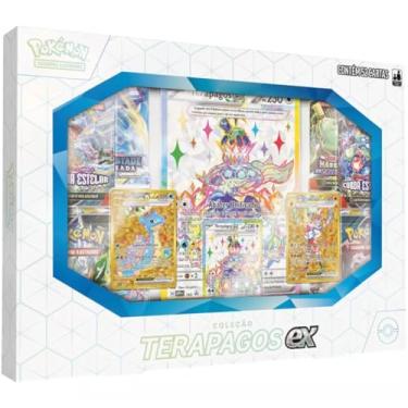 Imagem de Box Pokémon Coleção Terapagos Ex Copag Cartas Cards