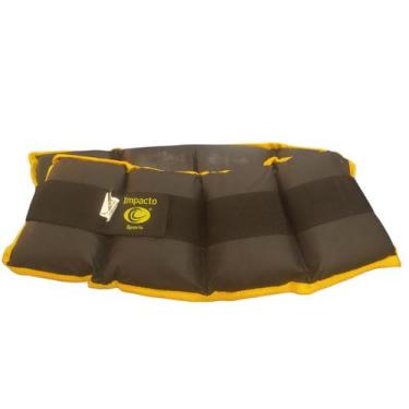 Imagem de Caneleira Impacto De Peso 3Kg Treino, Preto, Amarelo, Único, Homem
