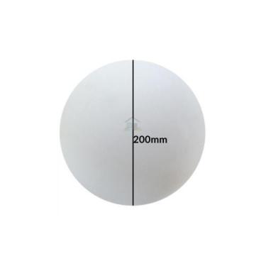 Imagem de Bolas Isopor Artesanato Vários Tamanhos Ocas - CasaTelaRedes, 200mm