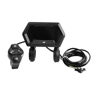 Imagem de Pegciuho Kit de conversão de medidor de velocidade de display LCD de bicicleta elétrica M9 para scooter, Conector Sm
