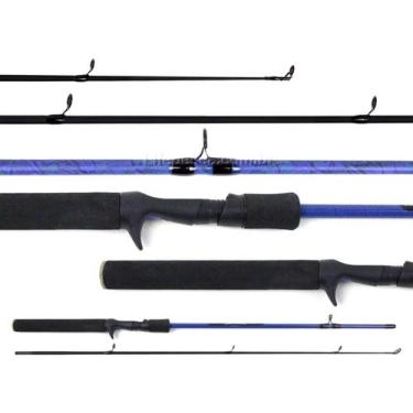 Imagem de Vara Para Carretilha Cmik 80% Carbono 6'0" (1,80m) 18-28lbs - 2 Partes