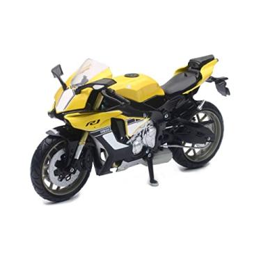 Imagem de NewRay 1:12 Yamaha YZF-R1 - Moto - Brinquedo de Moto - Criança - Infantil - Amarelo