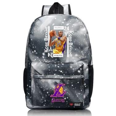 Imagem de Mochila SANMU, estilo casual, estrela da NBA, Kobe Bryant, couro PU