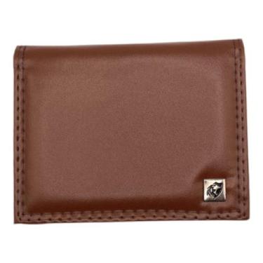 Imagem de Carteira Masculina Compacta material sintético RFID 6 Cartões CNH Nota