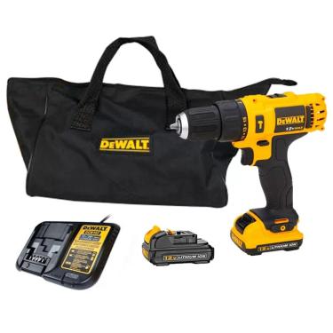 Imagem de Parafusadeira e Furadeira de Impacto 3/8 max Ion Litio 12V DCD716D2-BR - Dewalt