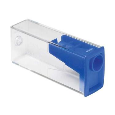 Imagem de Apontador retangular com depósito Faber-Castell, Azul