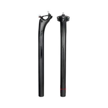 Imagem de Selim de Carbono Preto Fosco TOSEEK - 27,2mm, 31,6mm e 400mm - MTB e E