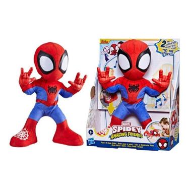Imagem de Boneco Spidey Interativo 30 Cm Dance `n Craw  Com Som – Dança, Engatinha - Hasbro