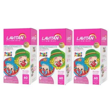 Imagem de Kit C3 Vitamina Patati Patata Tutti Frutti C60  Lavitan - Cimed