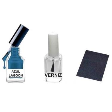 Imagem de Tinta Retoque Tira Risco Carro Volkswagen - Azul Lagoon - Jhow Adesivo