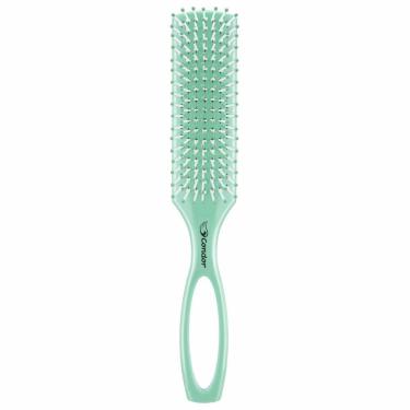 Imagem de Escova Plana Verde Bellê Para Todos Os Tipos De Cabelo - Condor Ref 9723