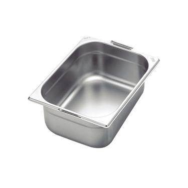 Imagem de Cuba Tramontina Gn 1-2 Aço Inox Alças Móveis Profundidade 180mm - Aço 430 Tramontina