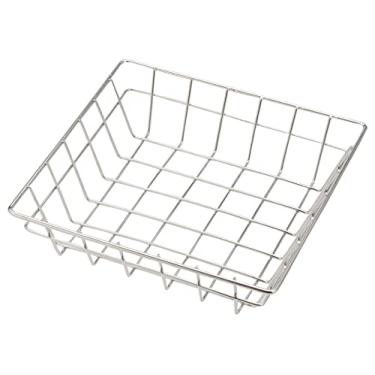 Imagem de Cesta quadrada de arame American Metalcraft SQGS8, aço inoxidável, 20 cm