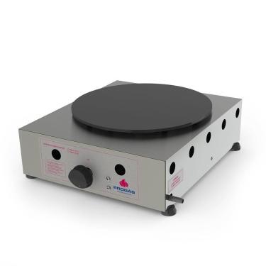 Imagem de Chapa Para Crepe Francês 1 Redonda 33cm A Gás Inox Prkf-101g - Progás
